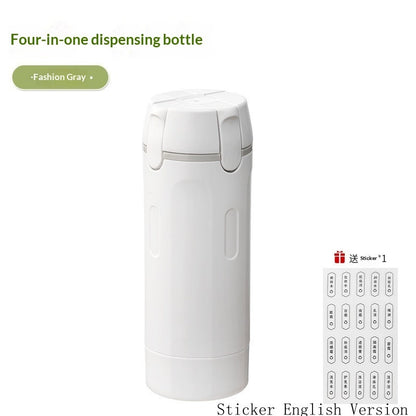 4 In 1 Travel Dispenser Portable Travel Bottles Leak Proof Leakproof Travel Container For Perfume Shampoo Conditioner Lotion