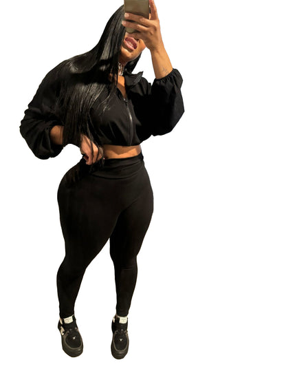 European And American-style Sexy Drawstring Waist Cinching Midriff-baring Tight Pants Two-piece Set