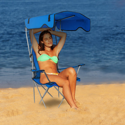 Camping Chair With Sunshade, Foldable Portable Rain Shelter Chair, Supports 330LBS, Banned On Walmart Platform