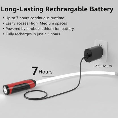 Portable Long LED Flashlight Stick For Home And Car Use